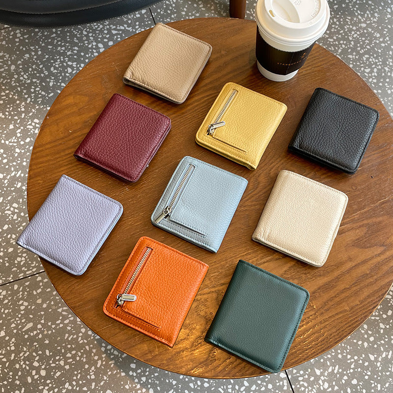 Haven | Women’s Genuine Leather Wallet (Short • Large Capacity)