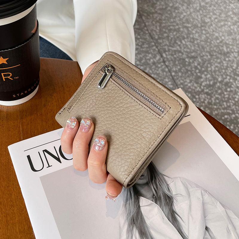 Haven | Women’s Genuine Leather Wallet (Short • Large Capacity)