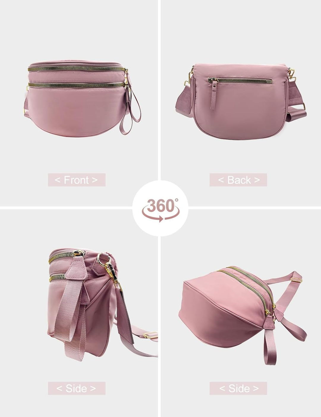 SoftMove Lightweight Nylon Crossbody Sling