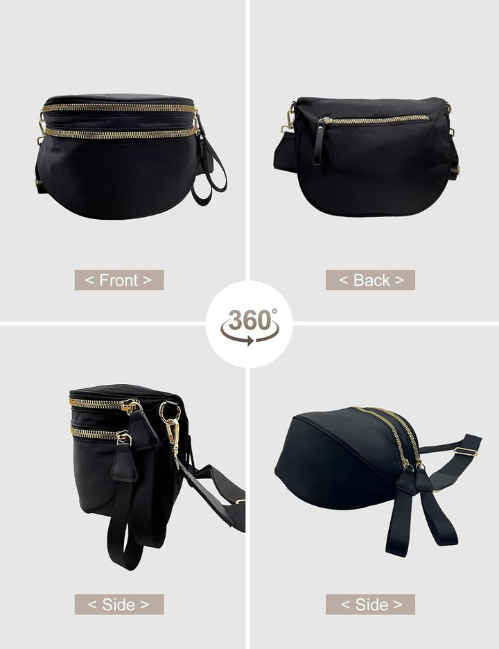 SoftMove Lightweight Nylon Crossbody Sling