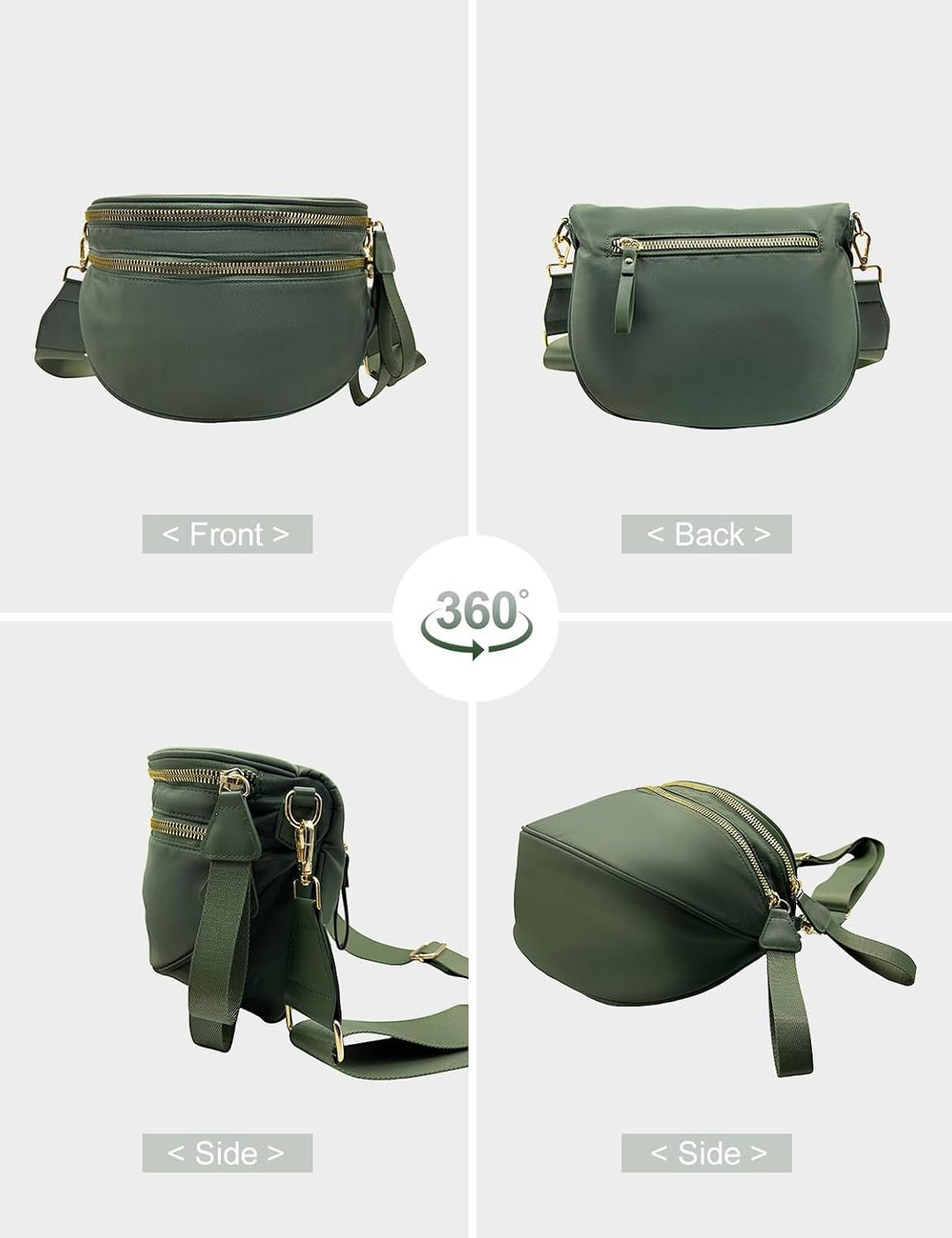 SoftMove Lightweight Nylon Crossbody Sling