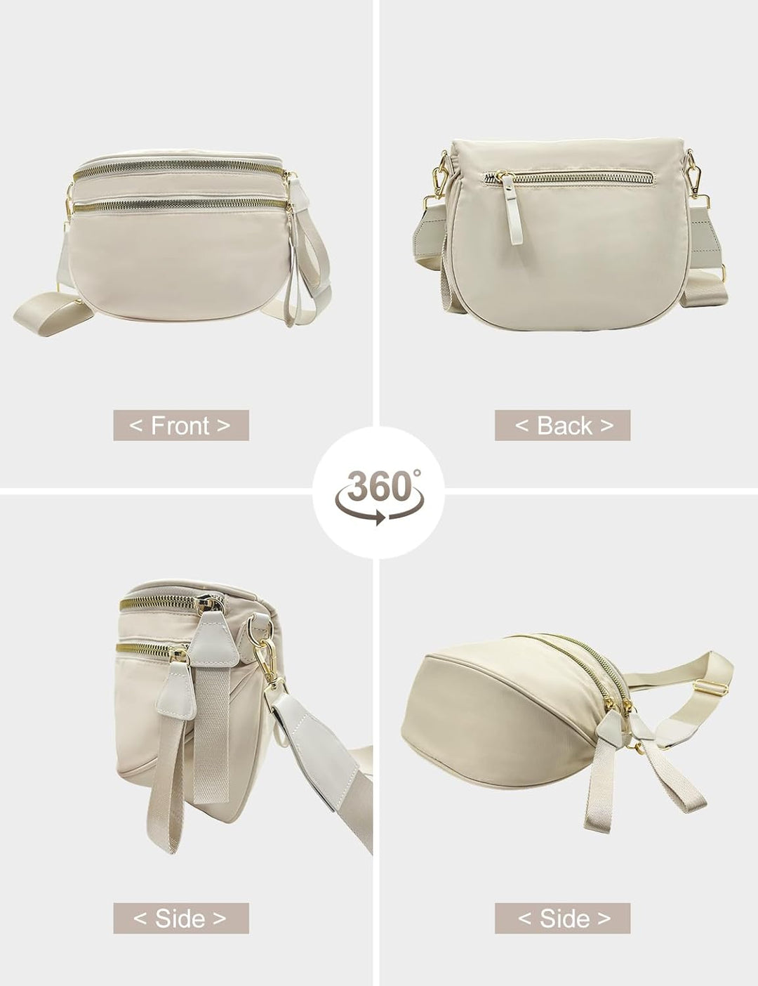 SoftMove Lightweight Nylon Crossbody Sling