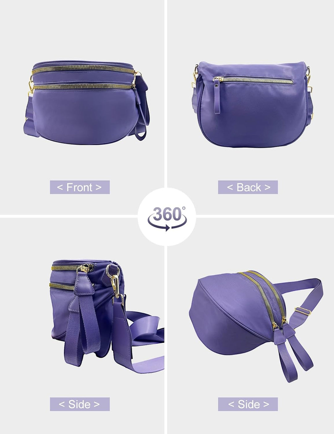 SoftMove Lightweight Nylon Crossbody Sling