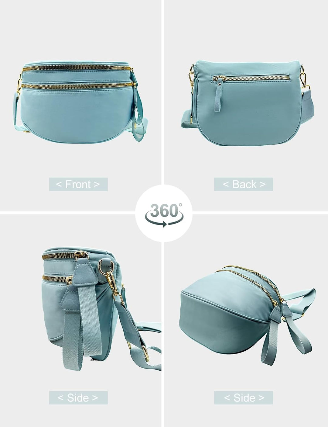 SoftMove Lightweight Nylon Crossbody Sling