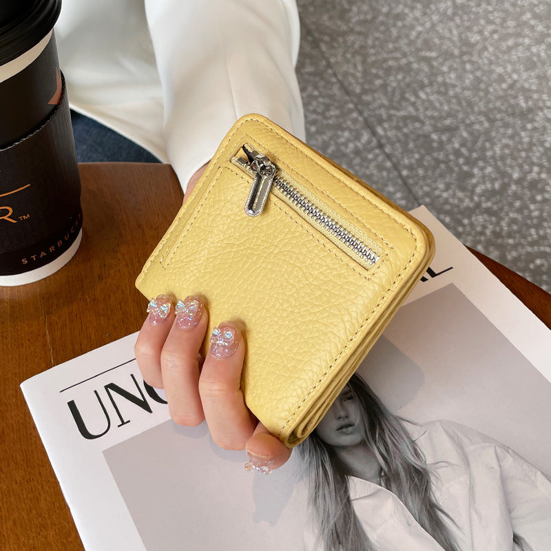 Haven | Women’s Genuine Leather Wallet (Short • Large Capacity)