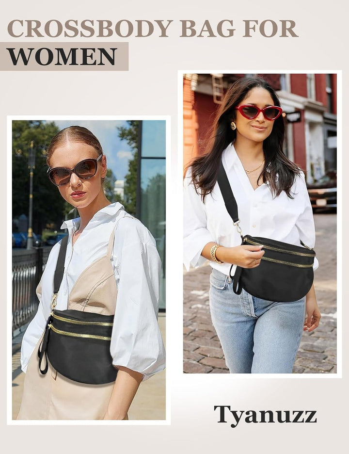SoftMove Lightweight Nylon Crossbody Sling