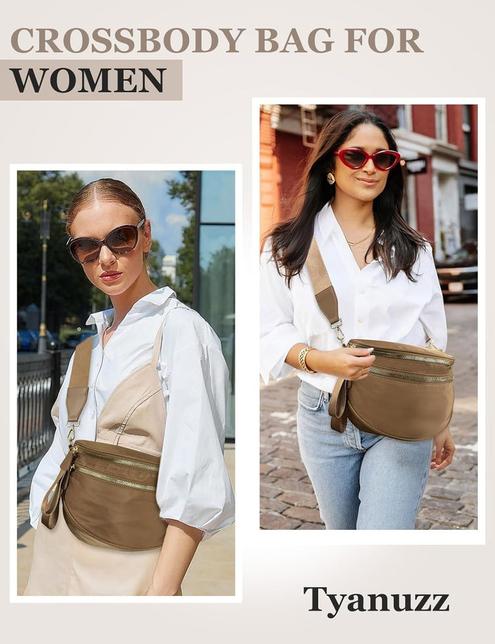 SoftMove Lightweight Nylon Crossbody Sling