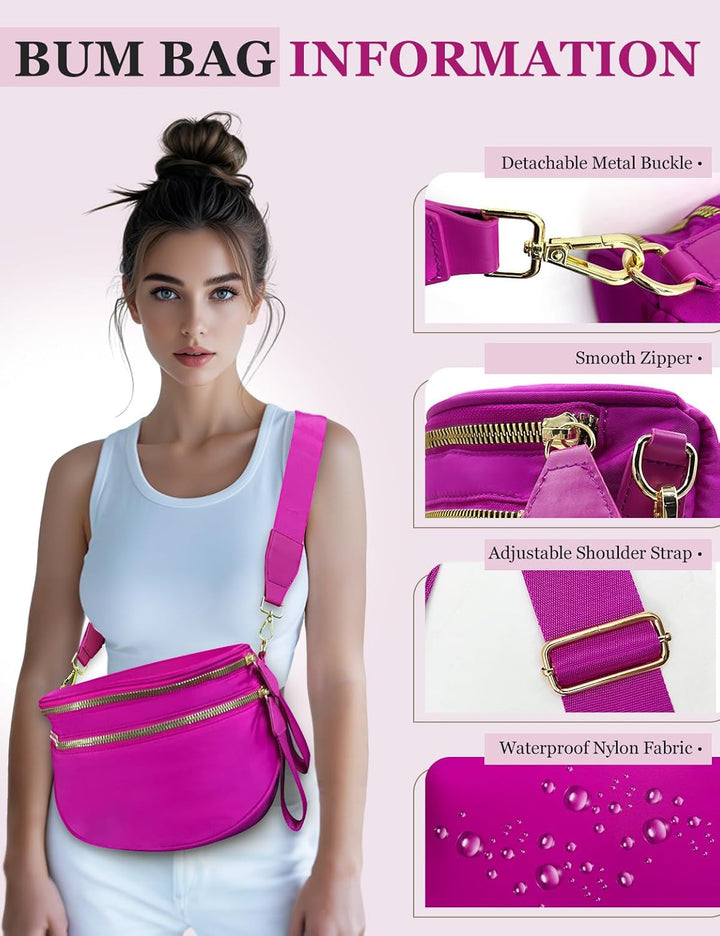SoftMove Lightweight Nylon Crossbody Sling