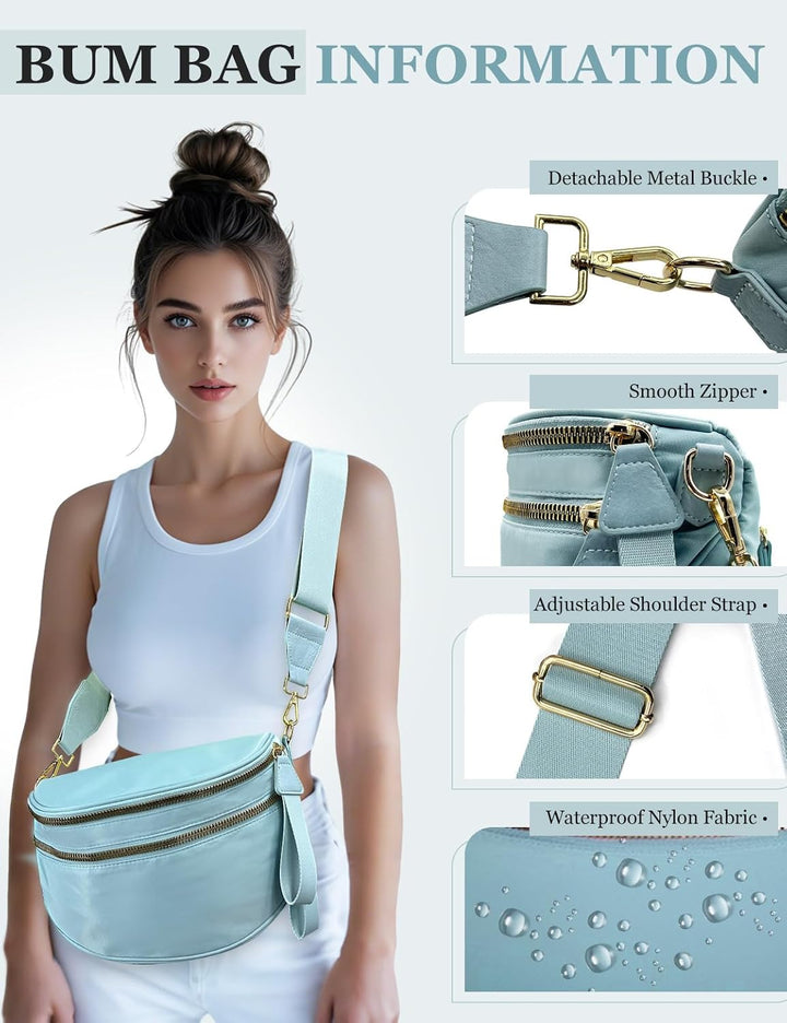 SoftMove Lightweight Nylon Crossbody Sling