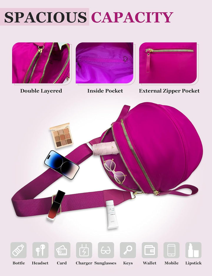 SoftMove Lightweight Nylon Crossbody Sling