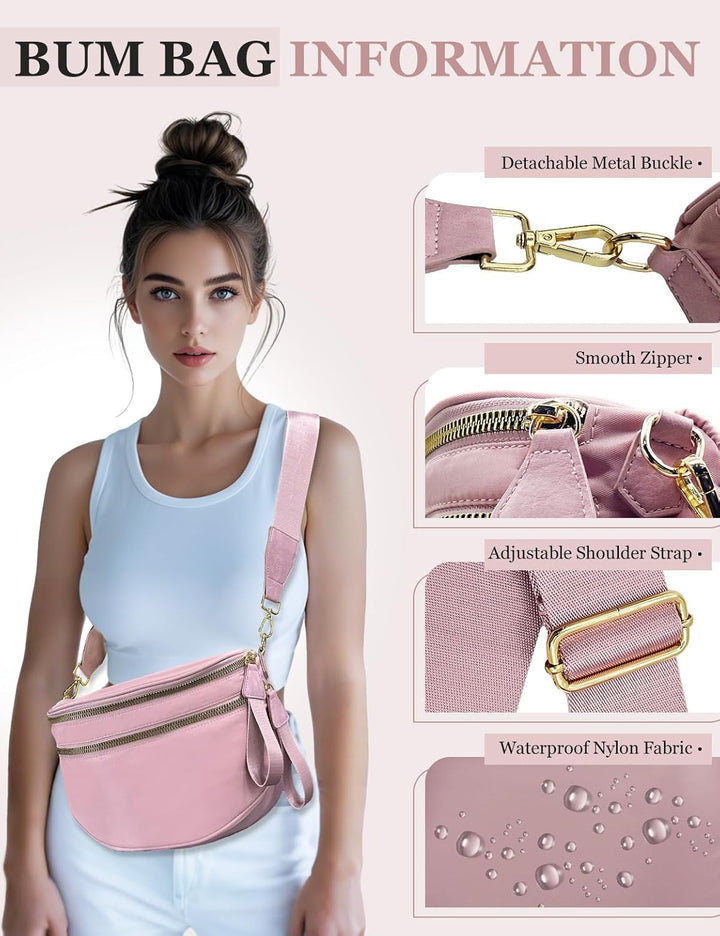 SoftMove Lightweight Nylon Crossbody Sling