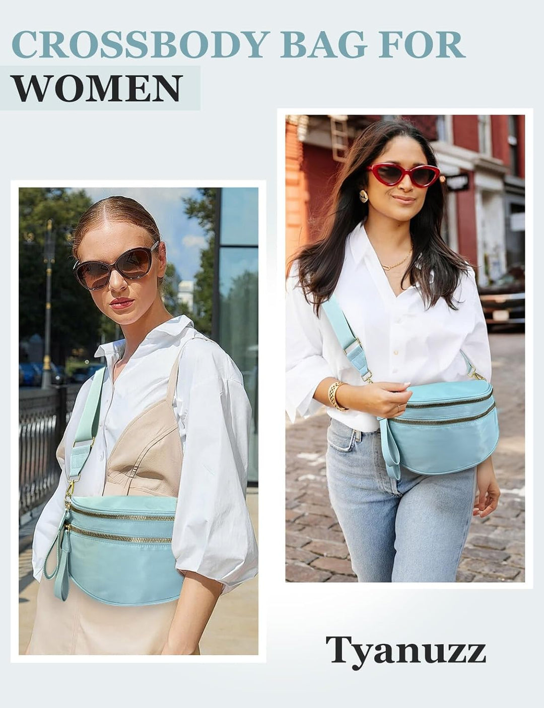 SoftMove Lightweight Nylon Crossbody Sling
