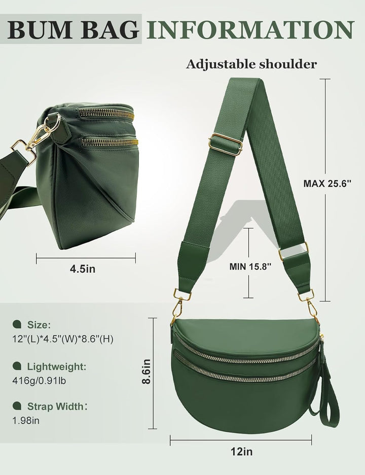 SoftMove Lightweight Nylon Crossbody Sling