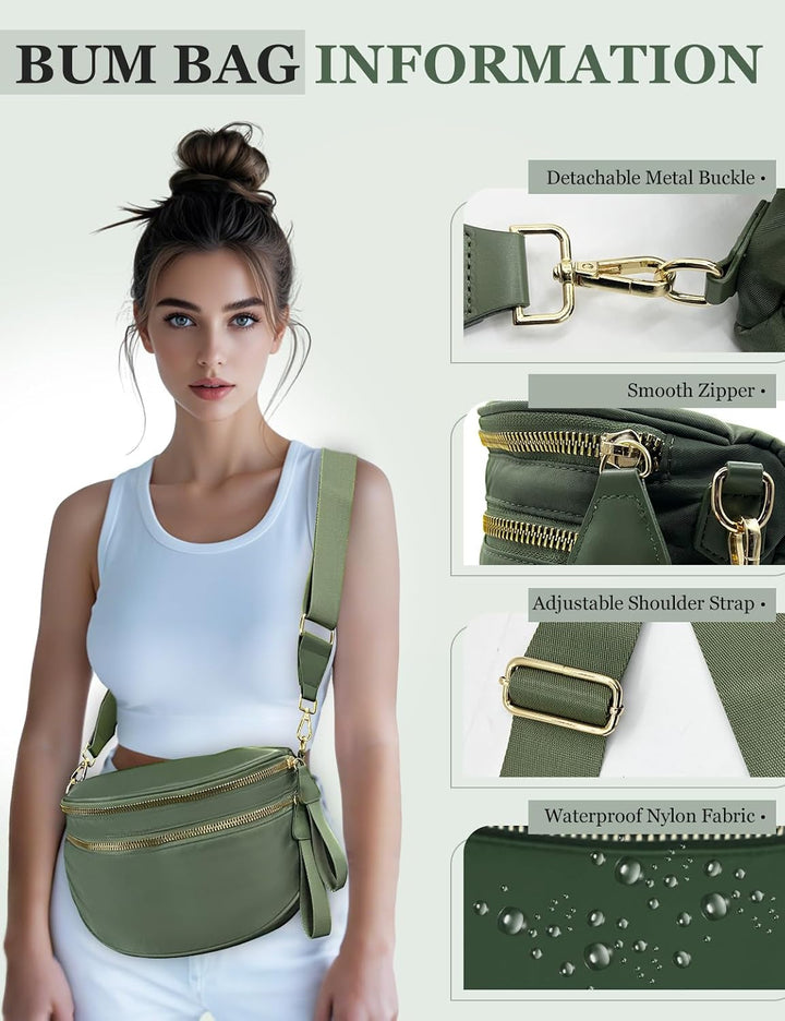 SoftMove Lightweight Nylon Crossbody Sling