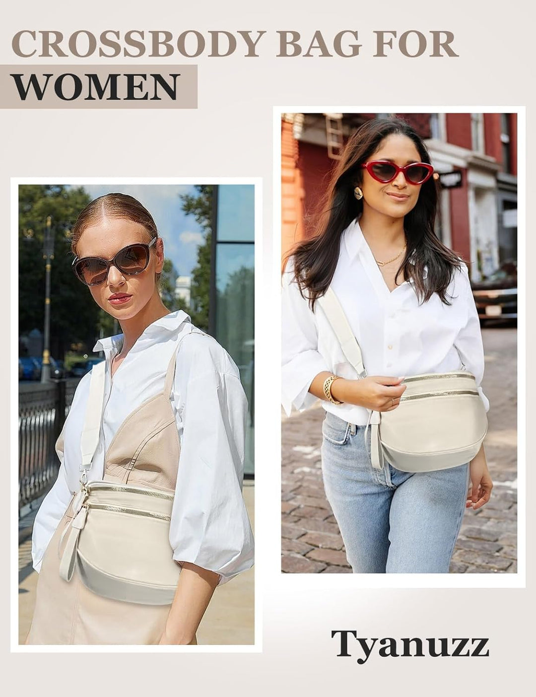 SoftMove Lightweight Nylon Crossbody Sling