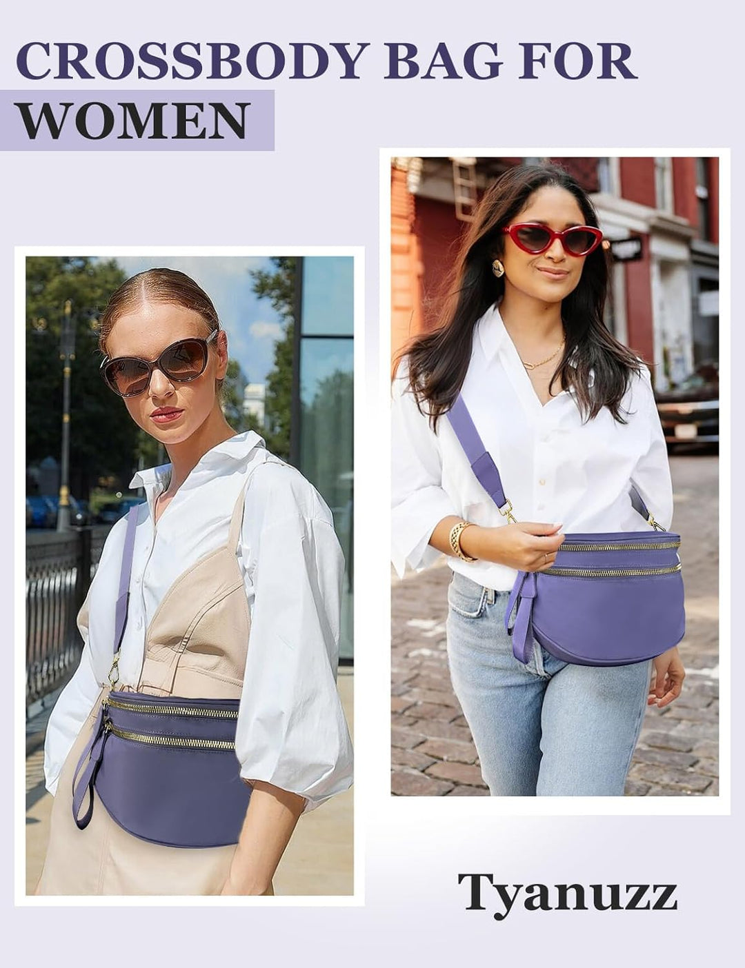 SoftMove Lightweight Nylon Crossbody Sling