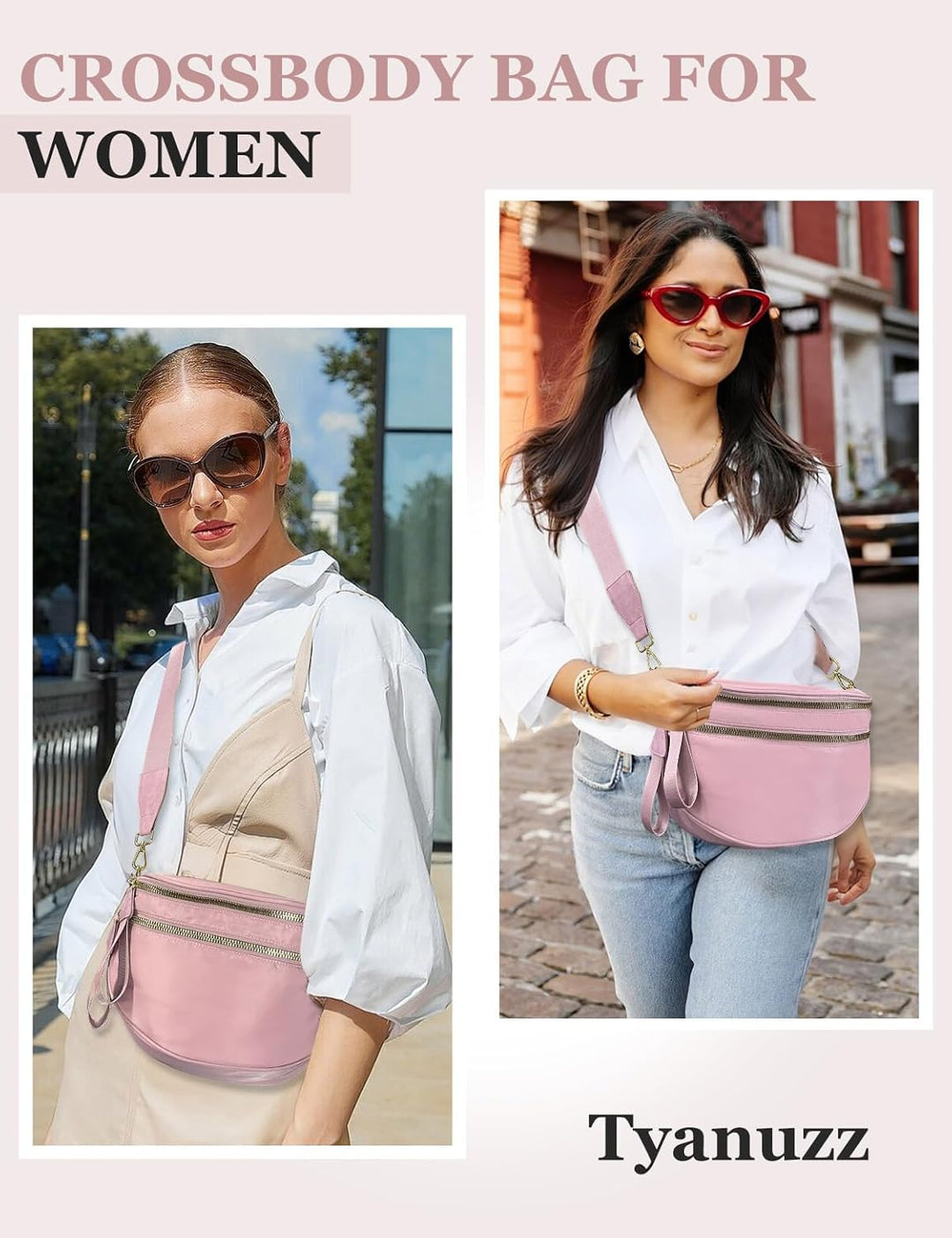 SoftMove Lightweight Nylon Crossbody Sling