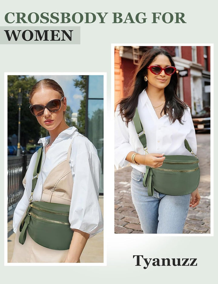 SoftMove Lightweight Nylon Crossbody Sling