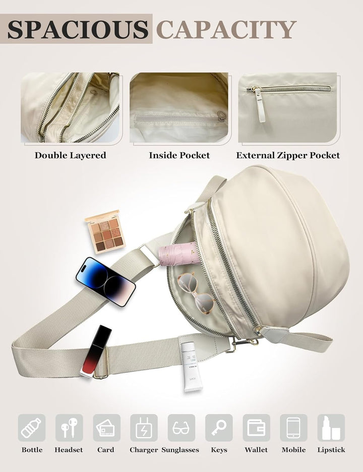 SoftMove Lightweight Nylon Crossbody Sling