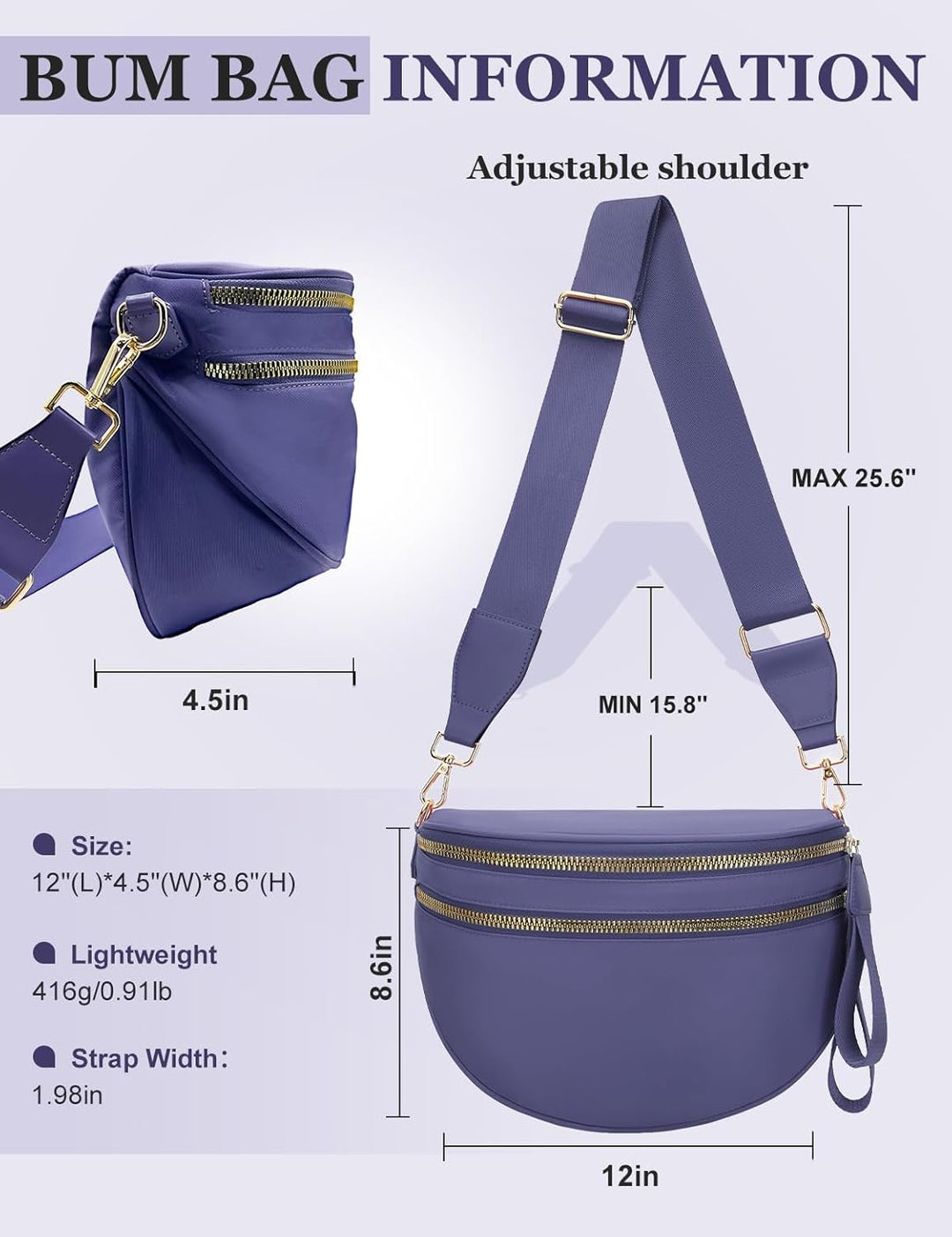 SoftMove Lightweight Nylon Crossbody Sling