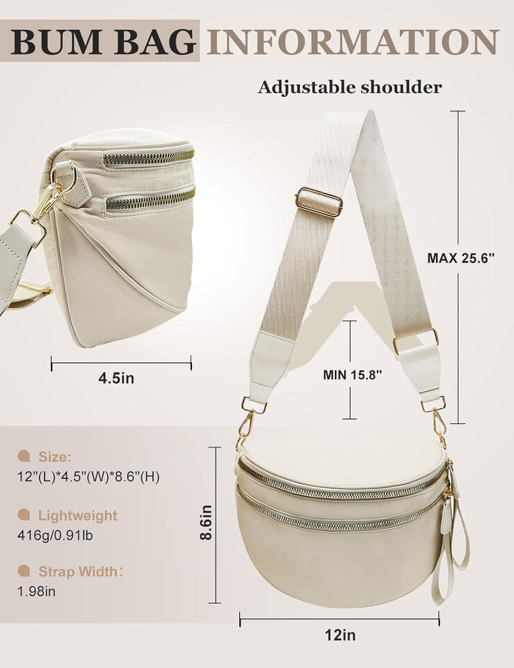 SoftMove Lightweight Nylon Crossbody Sling