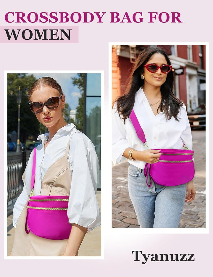 SoftMove Lightweight Nylon Crossbody Sling