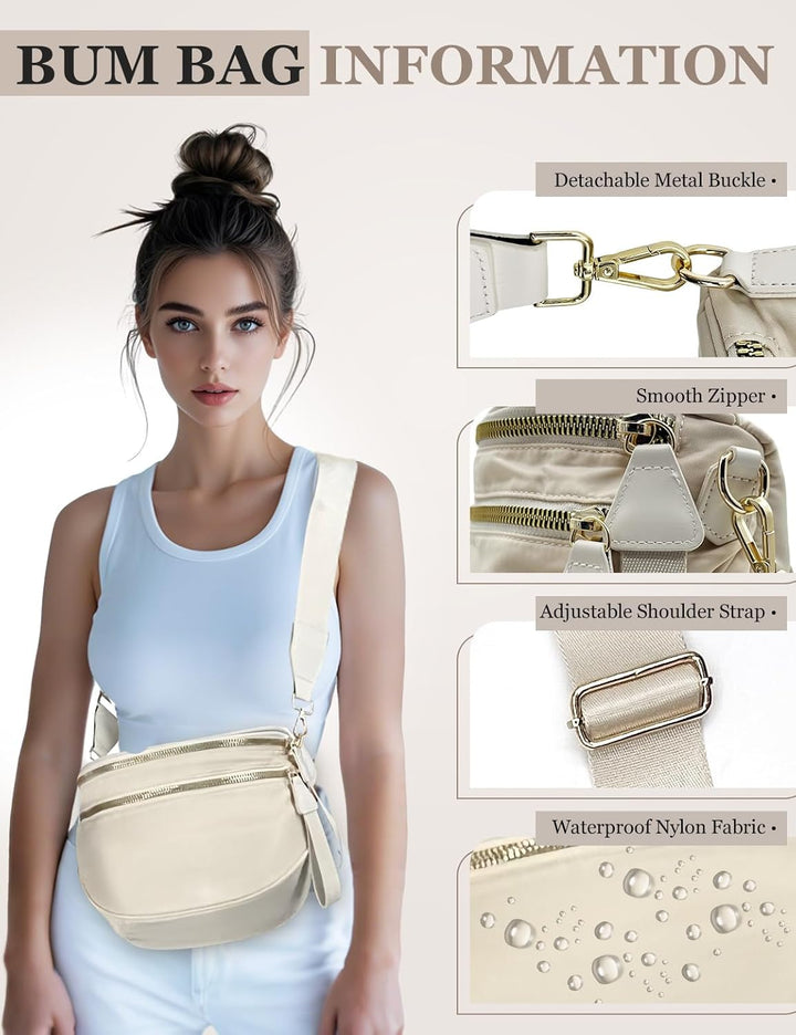 SoftMove Lightweight Nylon Crossbody Sling