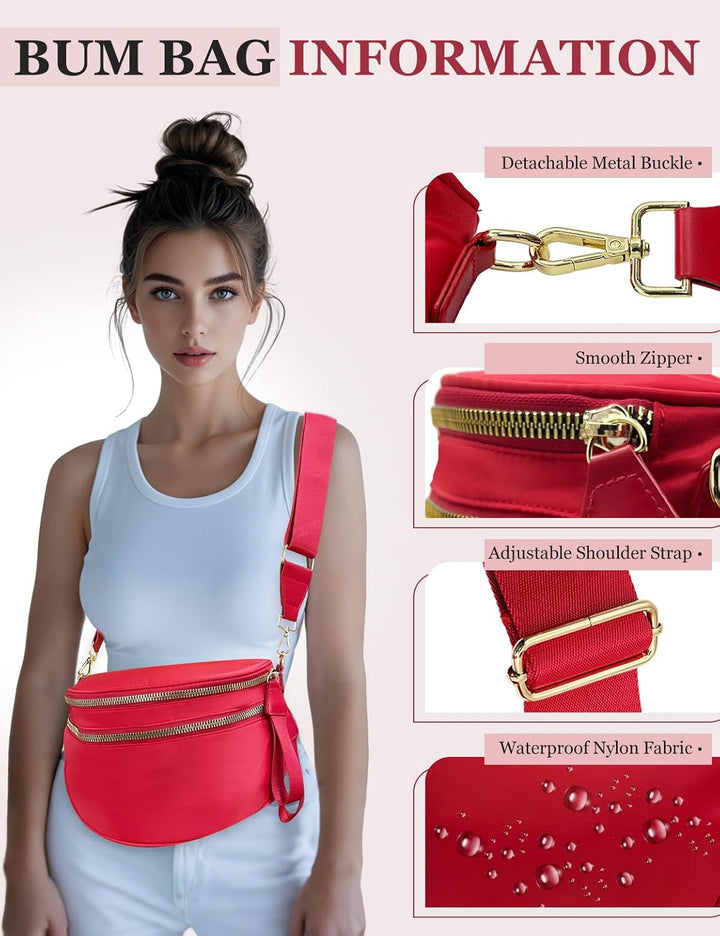 SoftMove Lightweight Nylon Crossbody Sling
