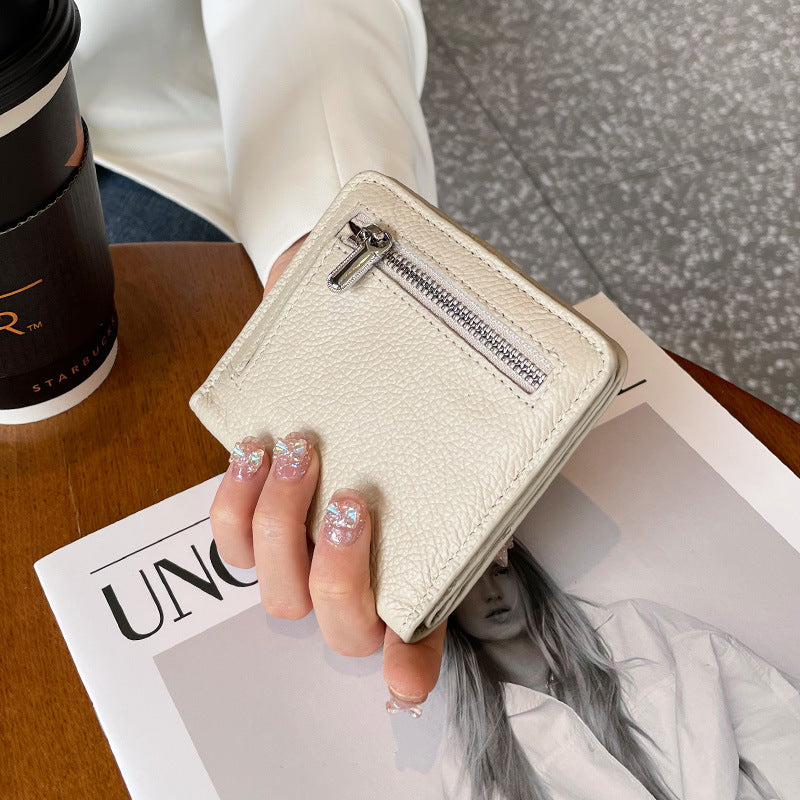 Haven | Women’s Genuine Leather Wallet (Short • Large Capacity)