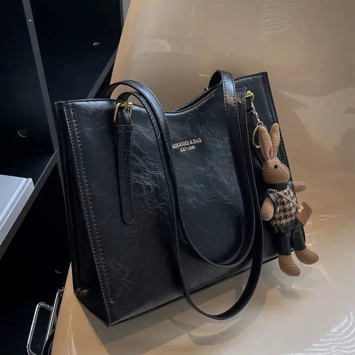 Lena | Vintage Vegan Leather Shoulder Bag